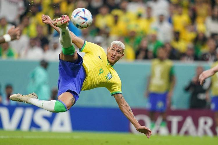 Allin 88 world cup 2022: Brazil 2-0 Serbia, Richarlison 2 points hanging upside down, the most of the session